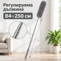 Телескопична четка за прах с две микрофибърни глави, снимка 5