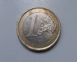 Испанска евро монета от 1 евро от 2008г., снимка 2