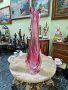 Уникална много красива антикварна белгийска кристална ваза Val Saint Lambert , снимка 7