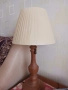 Дизайнерска настолна /нощна/ лампа със стойка от бряст, снимка 2