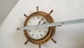 Стар месингов кварцов корабен часовник, снимка 5