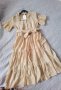 Нова дамска рокля екрю бежова, снимка 6
