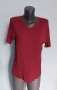 Червена еластична мекичка блуза / хипоалергична материя / голям размер 4/5XL, снимка 2