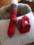 Ръчно плетени дамски чорапи от вълна размер 38