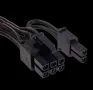 Кабел PSU - PCIe 8 pin to 2 x 8 (6+2), снимка 3
