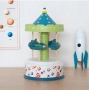 Въртележка с музикална кутия и музикална декорация, подарък за деца, ракети 17 см , снимка 2