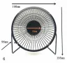 Мини отоплителен уред за бюро или помещения, 2 налични размера / Мощност: от 200W до 400W; Ниски нив, снимка 5