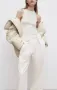 ZARA wide leg панталони широки бели бежови екрю, снимка 1