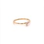 Златен дамски пръстен 0,97гр. размер:56 14кр. проба:585 модел:20071-2, снимка 3