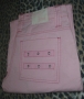 Розов втален панталон от памук тип 3/4, снимка 1 - Дънки - 36112768