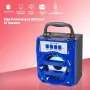 Мини Bluetooth тонколона 1TECH, Hands-Free, MicroSD/TF, AUX, микрофон, синя, снимка 4