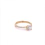 Златен дамски пръстен 1,62гр. размер:52 14кр. проба:585 модел:22046-2, снимка 3