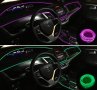 5М Амбиентно ИНТЕРИОРНО LED осветление за кола, автомобил - 5 метра, снимка 3