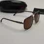 Слънчеви очила Carrera нови, правоъгълни стъкла, UV400, златно и черно, снимка 10