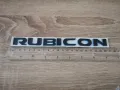 черен надпис емблема Jeep Rubicon, снимка 2