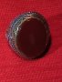 ОГРОМЕН СТАР ТУРСКИ СРЕБЪРЕН СКЪПОЦЕНЕН РЕТРО ПРЪСТЕН СРЕБРО 925 с ПОЛИРАН КАРНЕОЛ в ПОЗЛАТА 30747, снимка 17