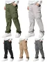 Мъжки свободни ежедневни прави карго панталони с няколко джоба, 5цвята , снимка 1