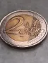 Рядка монета 2 евро, снимка 2