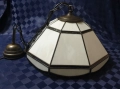 Голям  осмоъгълен полилей тип " Тифани", снимка 10