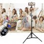 1500 Статив за телефон, фотоапарат или селфи ринг с регулиращи се крачета, снимка 2