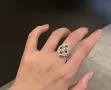 Buccellati пръстен с мойсанити, снимка 3