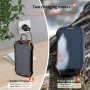Преносима батерия STELS PowerMax 20K, 20000mAh, соларен панел, LED фенер, черно-оранжева, снимка 6