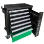 Количка шкаф с инструменти с 7 чекмеджета 5 пълни – Rockforce RFGREEN, снимка 8