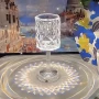 НОВА LED кристална настолна лампа Ausolee, сензорна и димируема [16 цвята и 4 режима] с дистанционно, снимка 1