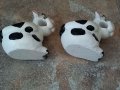 Две декоративни крави поставки за свещ, снимка 4