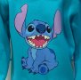 Нов мъжки суичър с дигитален печат Стич (Stitch) в зелен цвят, снимка 2