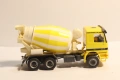 HERPA H0 1/87 MERCEDES БЕТОНОВОЗ МИКСЕР МОДЕЛ КАМИОН., снимка 3