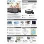 Надуваемо джакузи Intex PureSpa Greystone Bubble Deluxe, 6 места, 239 х 71 см, 170 въздушни струи, т, снимка 9