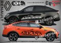 Renault Captur стикери надписи лепенки фолио SK-SJV2-R-CA, снимка 2