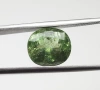 Уникален колекционерски камък – 4.50 карата натурален рутилен ябълково-зелен перидот от Пакистан!, снимка 10