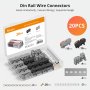SONOFF Конектори за DIN шина 20бр., снимка 1 - Други инструменти - 44472262