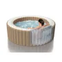 Надуваемо джакузи Pure Spa Intex, 6 места, 1098 литра, трислоен материал, бежов, снимка 9