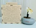 Дървена касичка с целева сума, снимка 1
