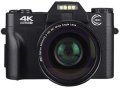 Нова 4K 48MP Цифрова Камера с Автофокус + 32GB Микро SD Широкоъгълен Обектив, снимка 1