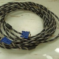 Удължителен VGA кабел - 10 метра, снимка 1 - Кабели и адаптери - 42653063