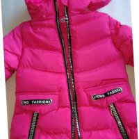 Зимно яке за момичета  за 2,4,12, 14 години дълъг модел, снимка 2 - Детски якета и елеци - 34358379