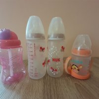 Бебешки шишета NUK, снимка 2 - Прибори, съдове, шишета и биберони - 34089058