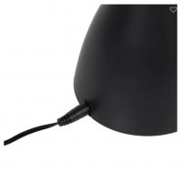 LED настолна лампа, черна с гъвкава шия , снимка 4 - Настолни лампи - 34426467