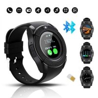 Смарт часовник Smart watch V8 с тъчскрийн, блутут, камера и СИМ карта, снимка 1 - Смарт гривни - 35774169