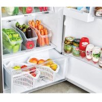Органайзер за хладилник, Бял, 30х13х17см, снимка 2 - Кутии за храна - 35867654