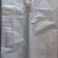 Бяла памучна покривка 130/178 см, снимка 2 - Покривки за маси - 41656787