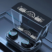 Безжични bluetooth слушалки с LED цифров дисплей, снимка 1 - Bluetooth слушалки - 44826007