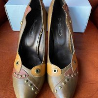 ✅обувки естествена кожа, Италия , снимка 3 - Дамски обувки на ток - 35978372