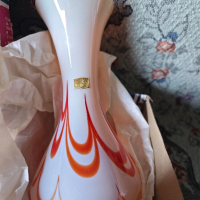 Чисто нова ваза на Китка - от Калиев Кристал, снимка 1 - Антикварни и старинни предмети - 44698325