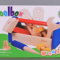 Детски дървен комплект с инструменти , снимка 2 - Играчки за стая - 42089663