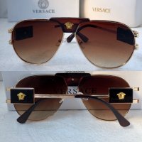 Versace VE2252 мъжки слънчеви очила авиатор унисекс дамски, снимка 2 - Слънчеви и диоптрични очила - 41848440